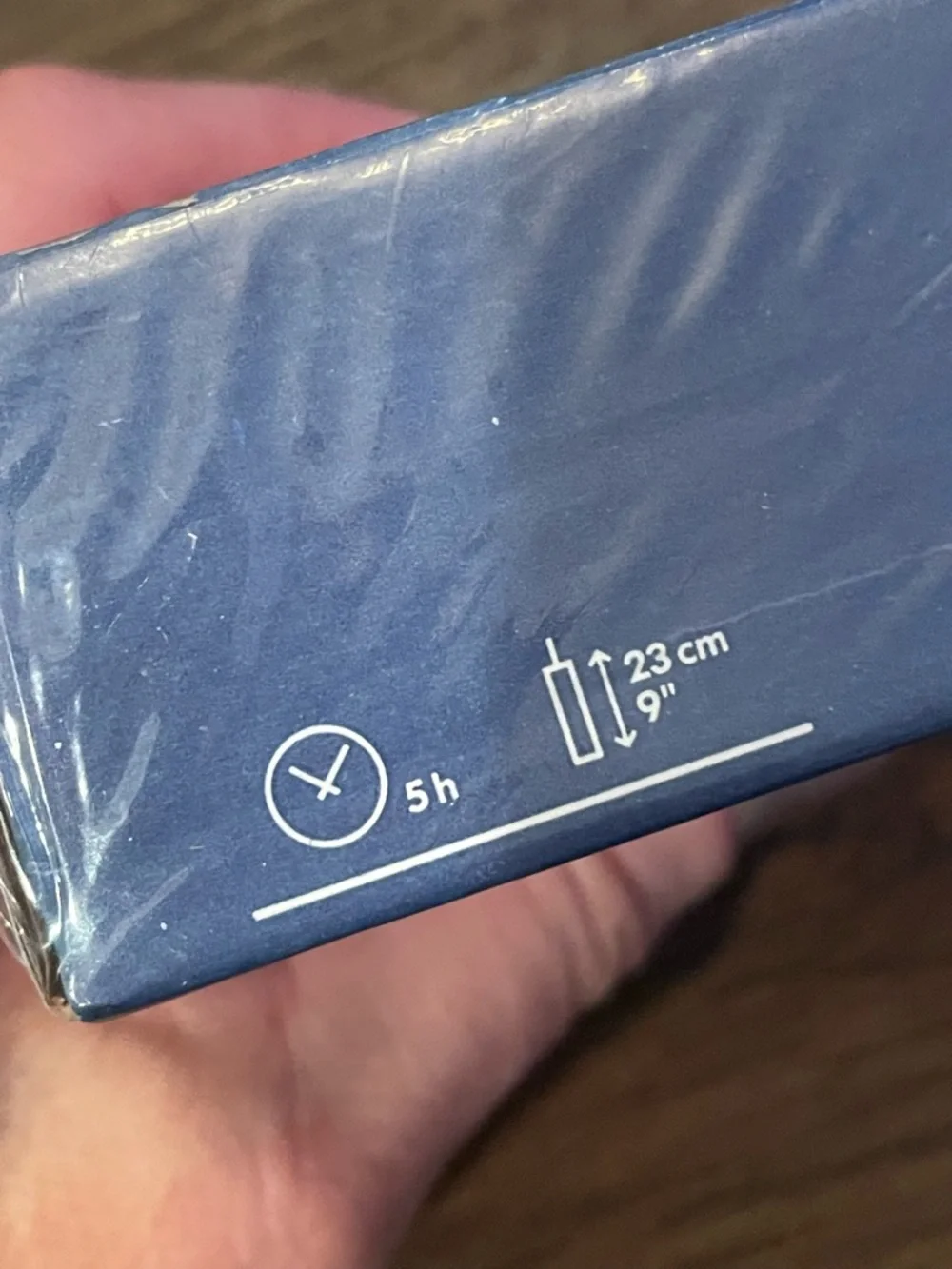 IKEA Sweden Candles JUBLA x 10 Blue 100% Stearin Tapers 9” Sealed